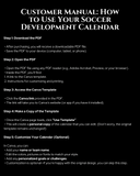 The Ultimate Soccer Development Calendar (Template)